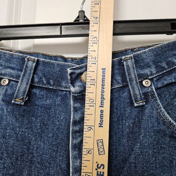 Wrangler Jeans Men’s 34X30 Blue Straight Leg Western Denim Mid-Rise GUC - Picture 5 of 9